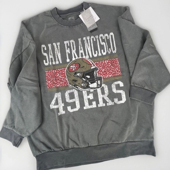 San Francisco 49ers Gray Couture Sweater - Picture 1 of 2